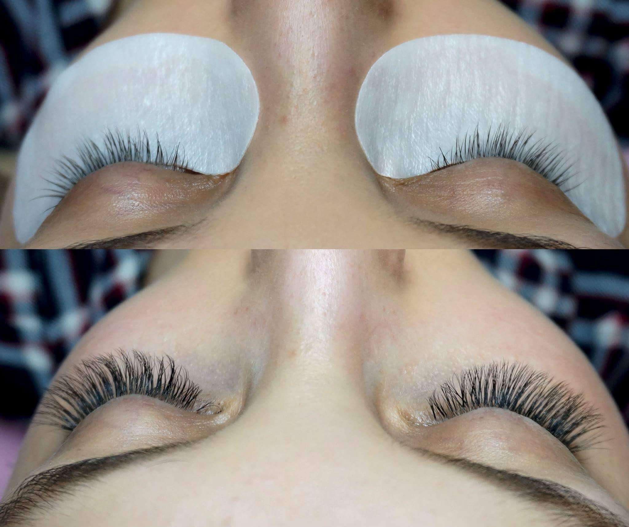 Przedłużanie rzęs metodą kępkową, salon Bliss Łańcut